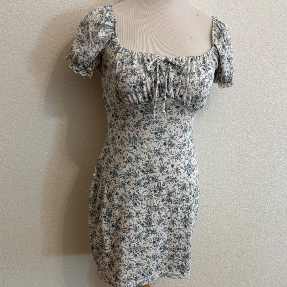 Windsor Blue Floral Mini Dress